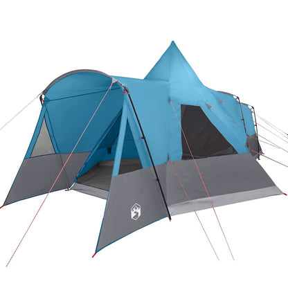 Teepee Tent 8-Person with Roof Blue 720 x 465 x 295 cm