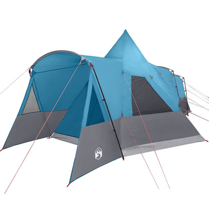 Teepee Tent 8-Person with Roof Blue 720 x 465 x 295 cm