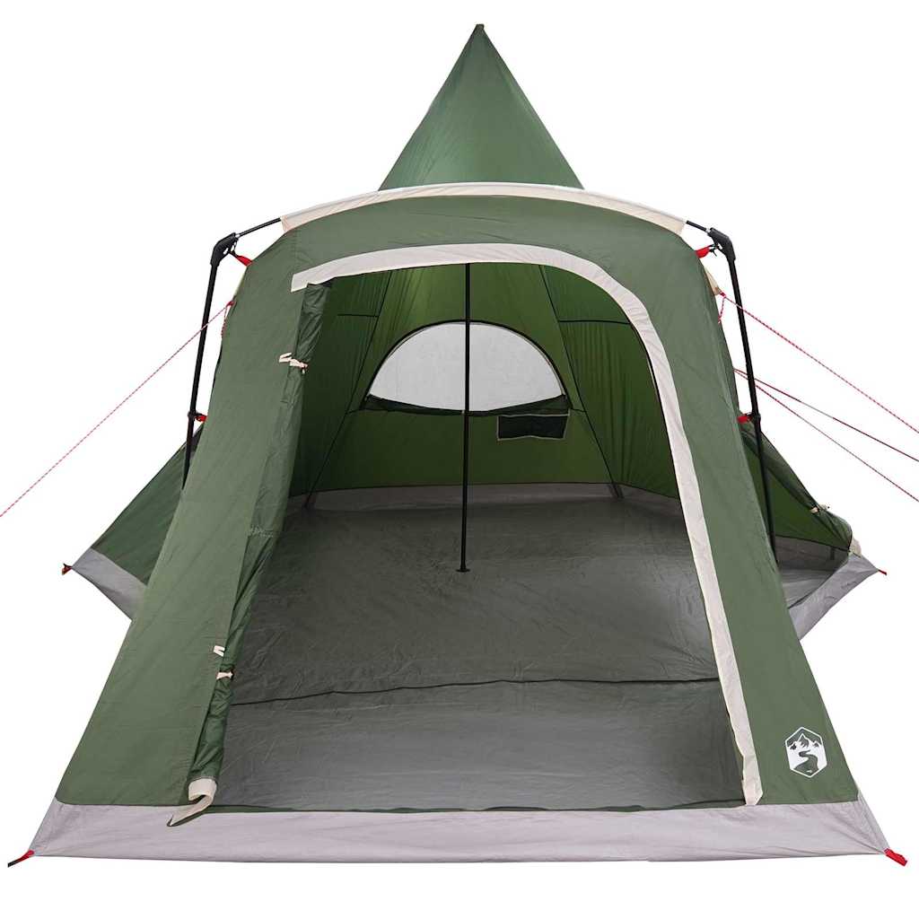 Teepee Tent with Roof with Storage Green 545 x 450 x 295 cm