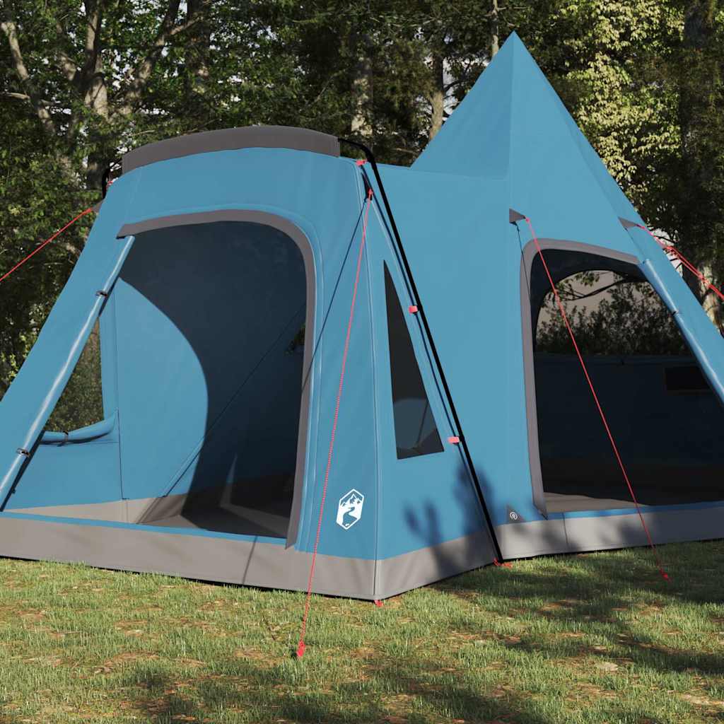 Teepee Tent with Roof with Storage Blue 545 x 450 x 295 cm