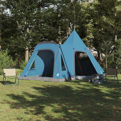 Teepee Tent with Roof with Storage Blue 545 x 450 x 295 cm