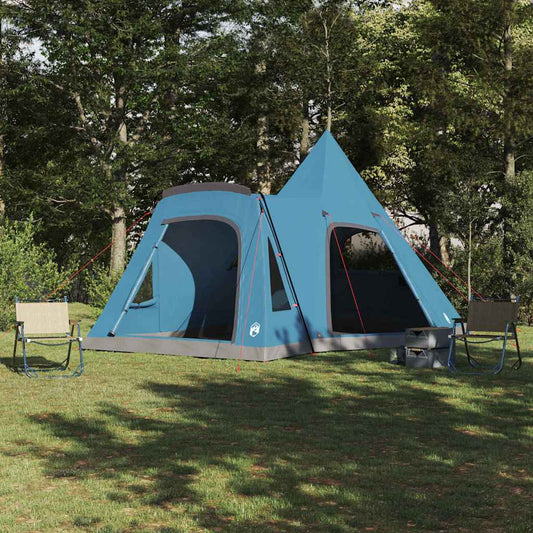 Teepee Tent with Roof with Storage Blue 545 x 450 x 295 cm