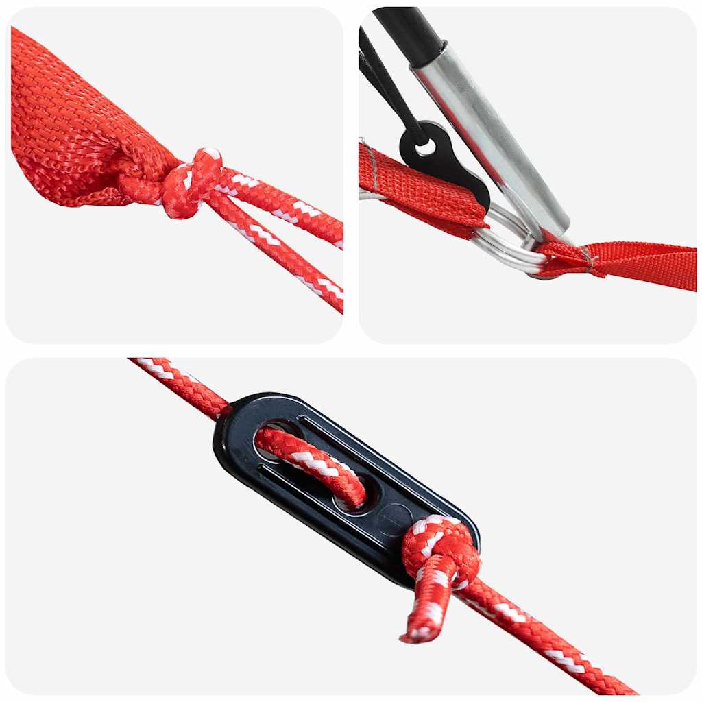 Tunnel Tent with Roof with Storage Green 710 x 460 x 245 cm