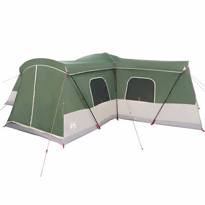 Tent 16-Person with Roof with Storage Green 680 x 510 x 210 cm