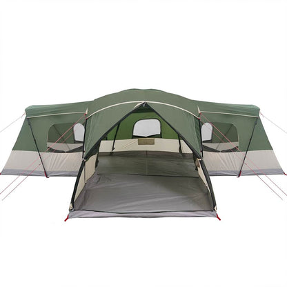 Tent 16-Person with Roof with Storage Green 680 x 510 x 210 cm