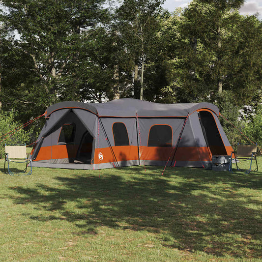 Tent with Roof with Storage Grey and Orange 680 x 510 x 210 cm