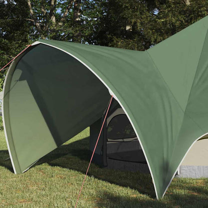 Teepee Tent 3-Person Green and Grey 312 x 312 x 197 cm