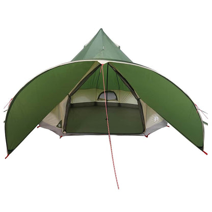 Teepee Tent 3-Person Green and Grey 312 x 312 x 197 cm
