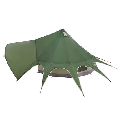 Teepee Tent 3-Person Green and Grey 312 x 312 x 197 cm
