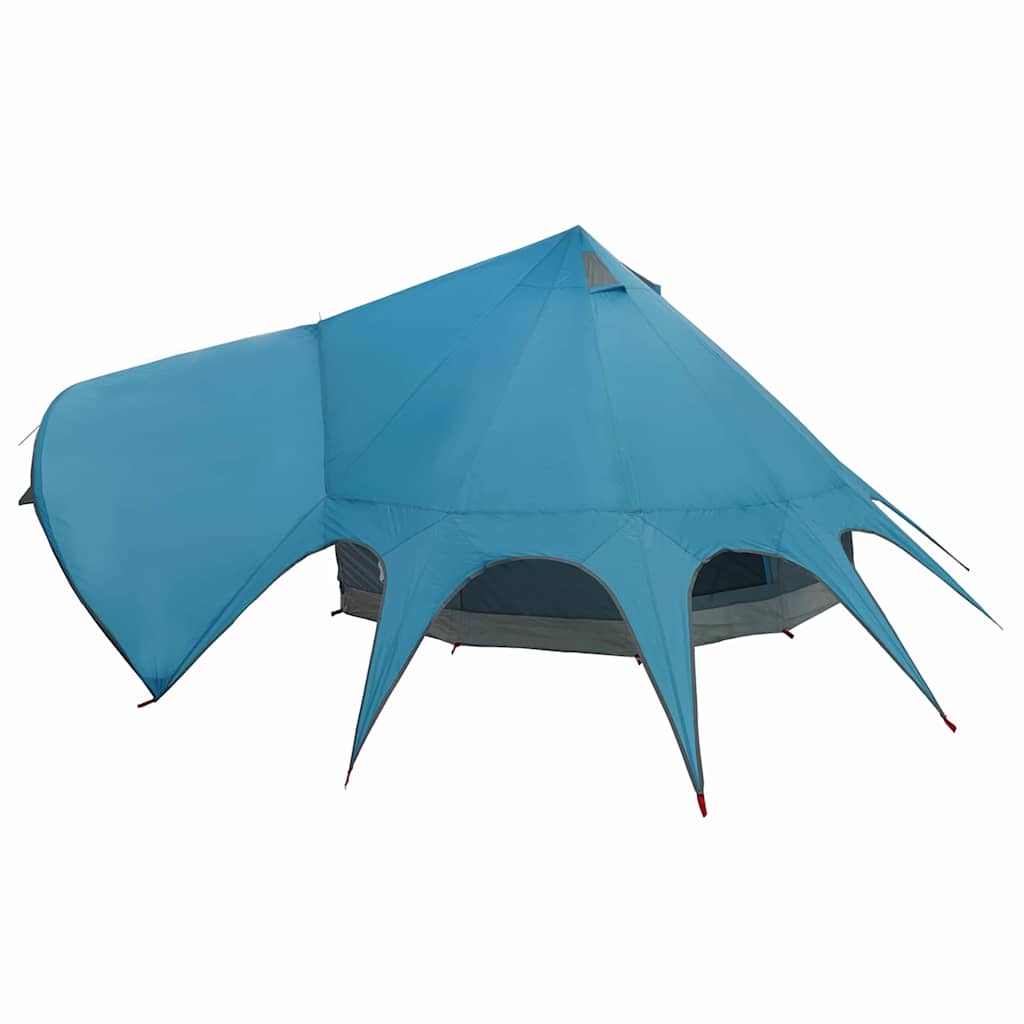 Teepee Tent with Roof Blue and Grey 415 x 415 x 247 cm