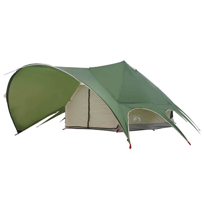 Teepee Tent 9-Person Green and Grey 502 x 502 x 297 cm