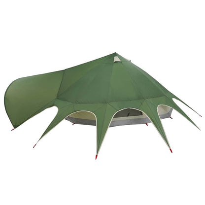 Teepee Tent 9-Person Green and Grey 502 x 502 x 297 cm