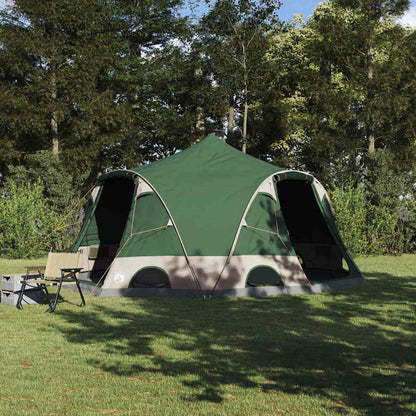 Dome Tent 4-Person with Roof Green 505 x 450 x 248 cm