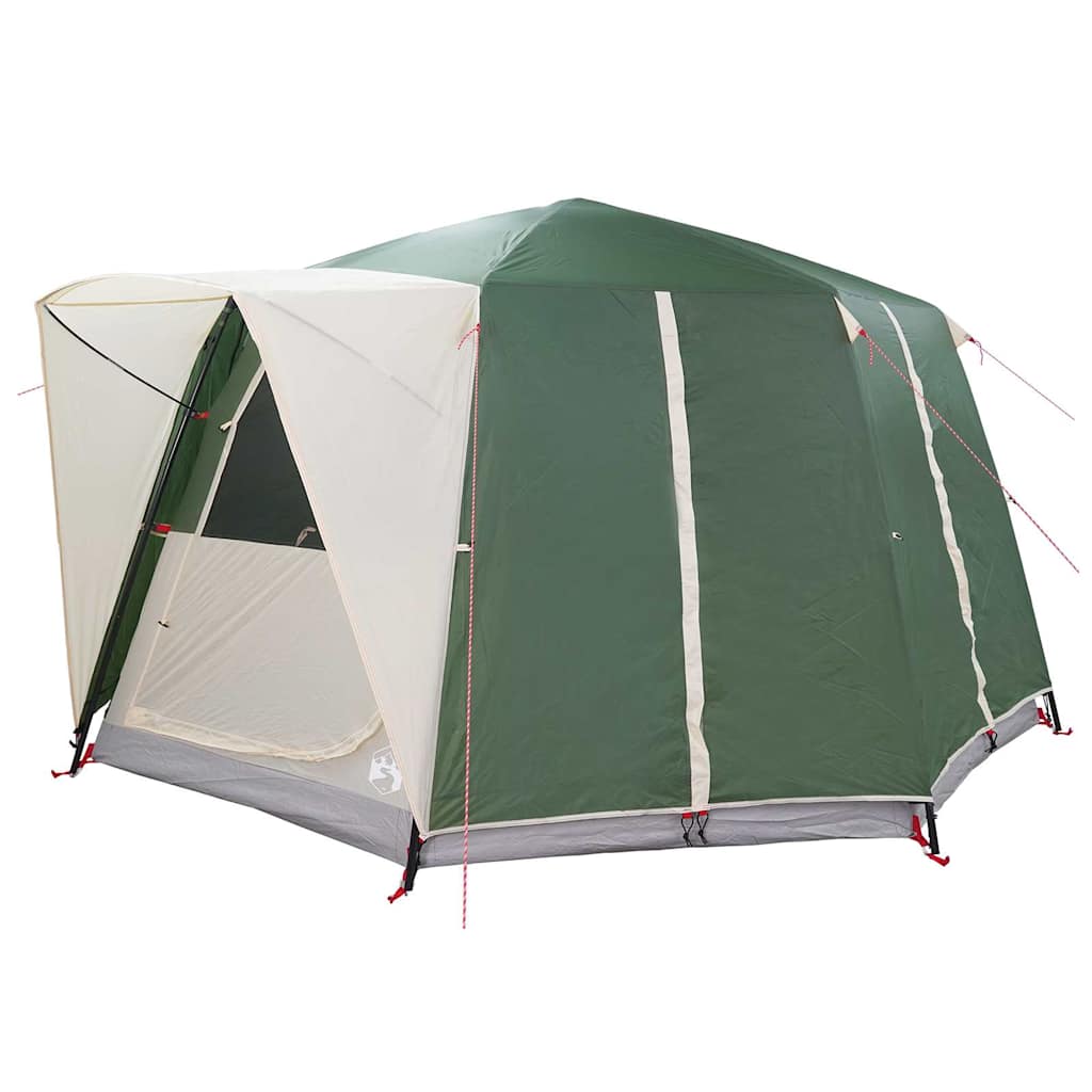 Cabin Tent with Roof with Storage Green 425 x 396 x 222 cm