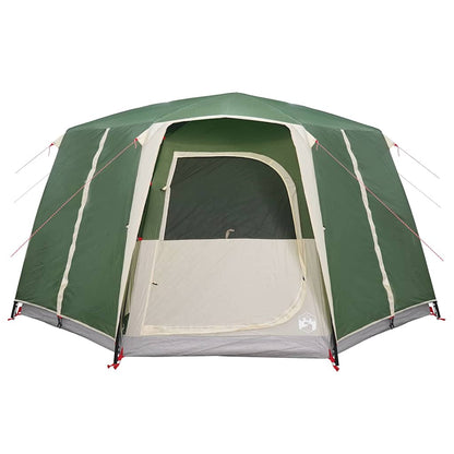 Cabin Tent with Roof with Storage Green 425 x 396 x 222 cm