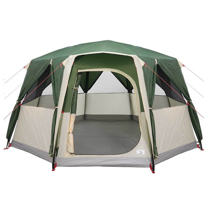 Cabin Tent with Roof with Storage Green 425 x 396 x 222 cm