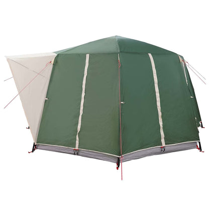 Cabin Tent with Roof with Storage Green 425 x 396 x 222 cm
