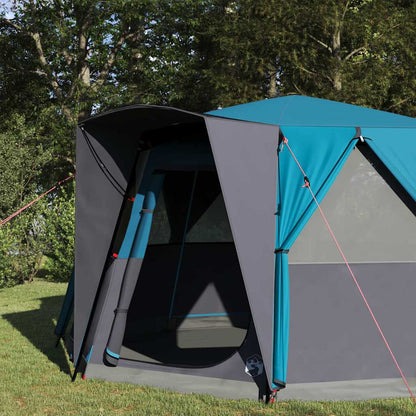 Cabin Tent with Roof with Storage Blue 425 x 396 x 222 cm