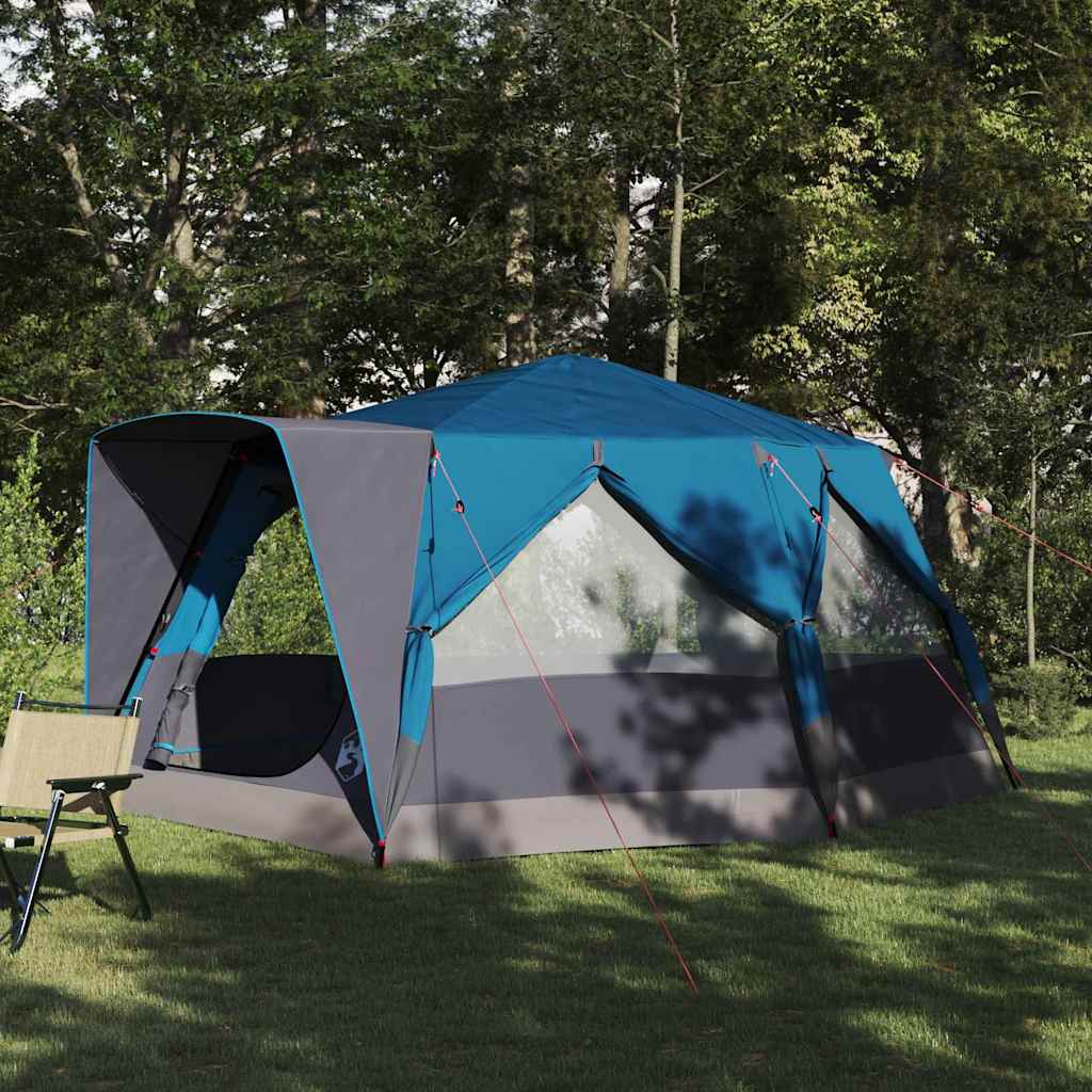 Cabin Tent with Roof with Storage Blue 400 x 350 x 212 cm