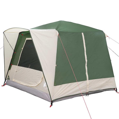 Cabin Tent with Roof Green and White 333 x 317 x 194 cm