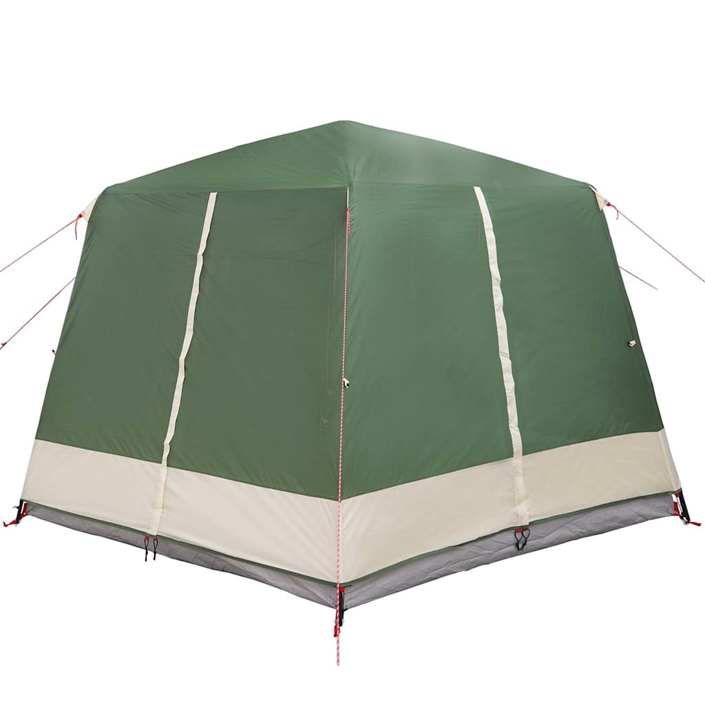 Cabin Tent with Roof Green and White 333 x 317 x 194 cm