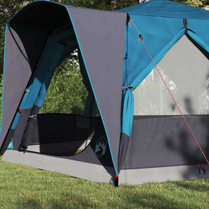 Cabin Tent with Roof Blue and Grey 333 x 317 x 194 cm