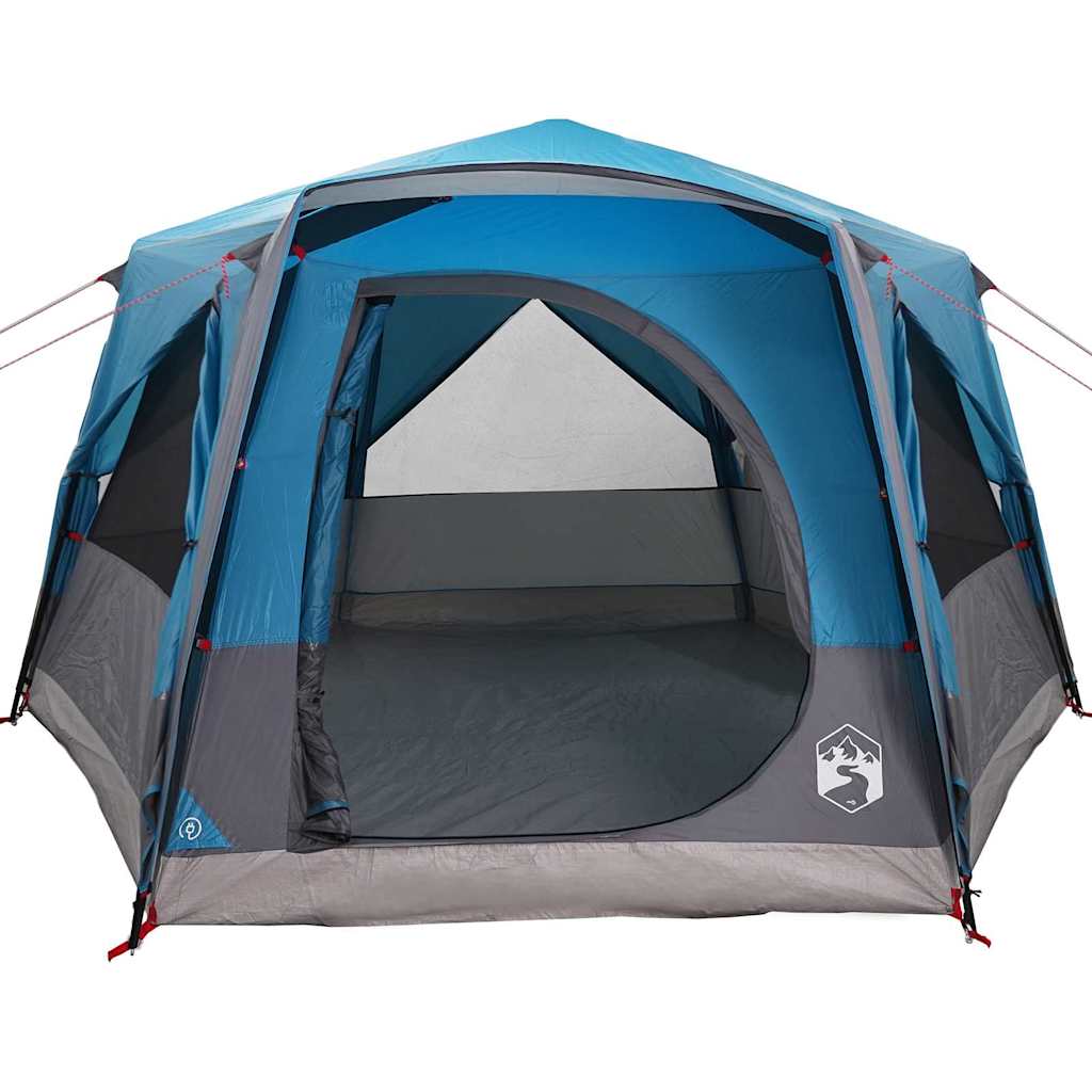 Cabin Tent with Roof Blue and Grey 333 x 317 x 194 cm