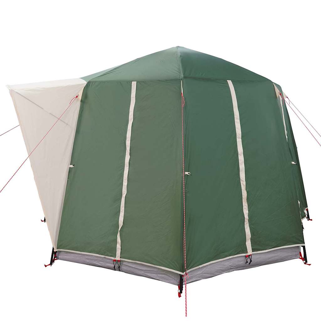 Cabin Tent with Roof Green and White 320 x 320 x 203 cm