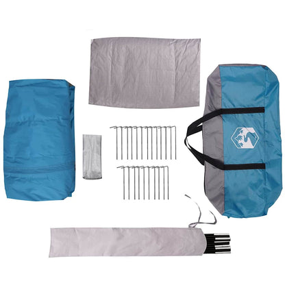 Cabin Tent with Roof Blue and Grey 320 x 320 x 203 cm