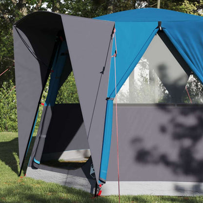 Cabin Tent with Roof Blue and Grey 320 x 320 x 203 cm
