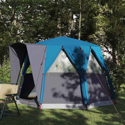 Cabin Tent with Roof Blue and Grey 320 x 320 x 203 cm