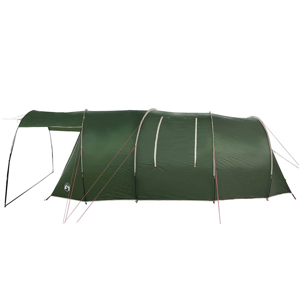 Tunnel Tent 4-Person Green and White 740 x 370 x 220 cm