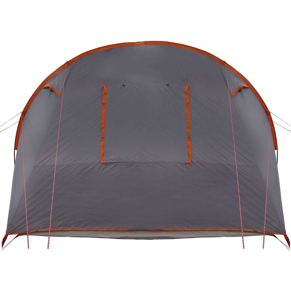Tunnel Tent 4-Person Grey and Orange 740 x 370 x 220 cm