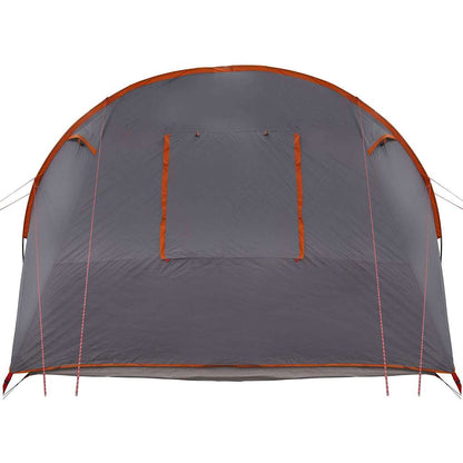 Tunnel Tent 4-Person Grey and Orange 740 x 370 x 220 cm