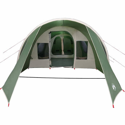 Tunnel Tent with Roof Green and White 778 x 356 x 210 cm
