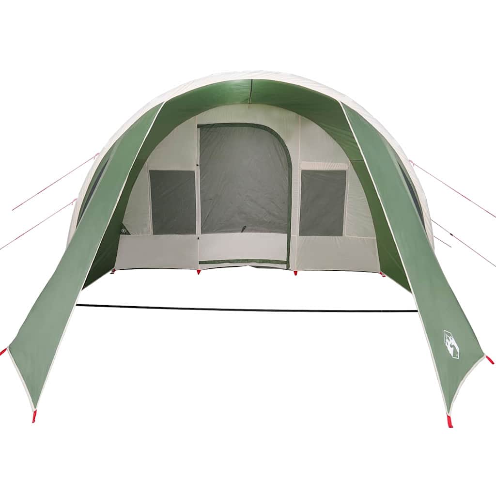 Tunnel Tent with Roof Green and White 778 x 356 x 210 cm