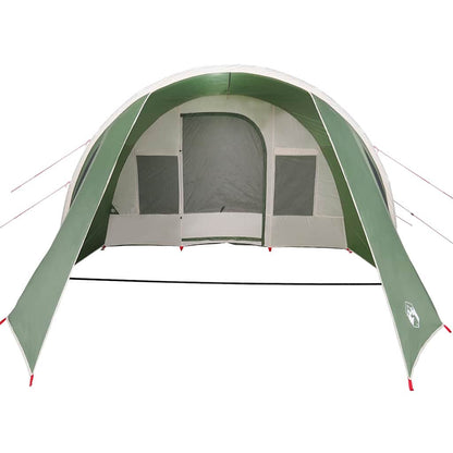 Tunnel Tent with Roof Green and White 778 x 356 x 210 cm