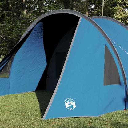 Tunnel Tent with Roof Blue and Grey 778 x 356 x 210 cm
