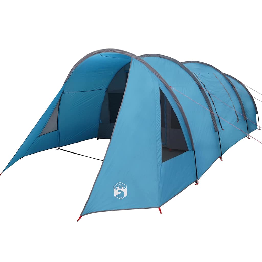 Tunnel Tent with Roof Blue and Grey 778 x 356 x 210 cm