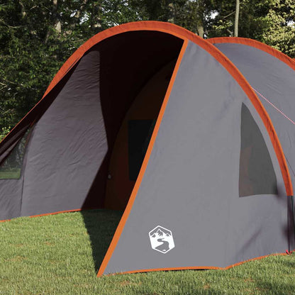 Tunnel Tent with Roof Grey and Orange 778 x 356 x 210 cm