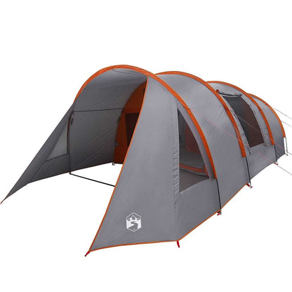 Tunnel Tent with Roof Grey and Orange 778 x 356 x 210 cm