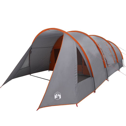 Tunnel Tent with Roof Grey and Orange 778 x 356 x 210 cm