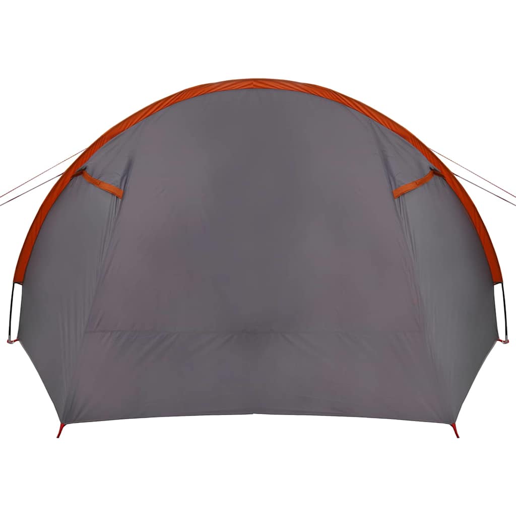 Tunnel Tent with Roof Grey and Orange 778 x 356 x 210 cm