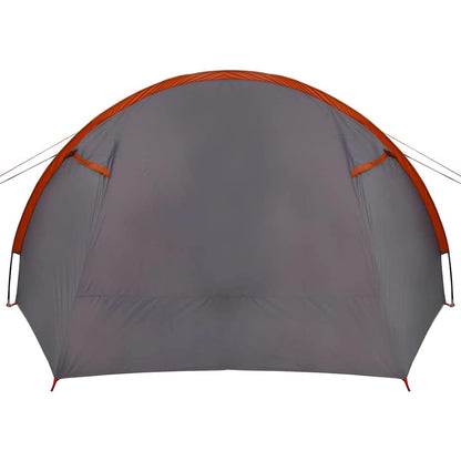 Tunnel Tent with Roof Grey and Orange 778 x 356 x 210 cm