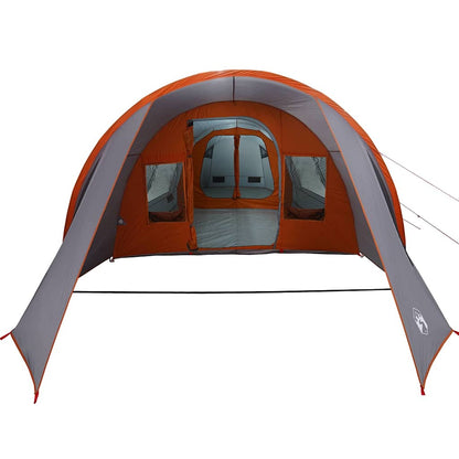 Tunnel Tent with Roof Grey and Orange 778 x 356 x 210 cm