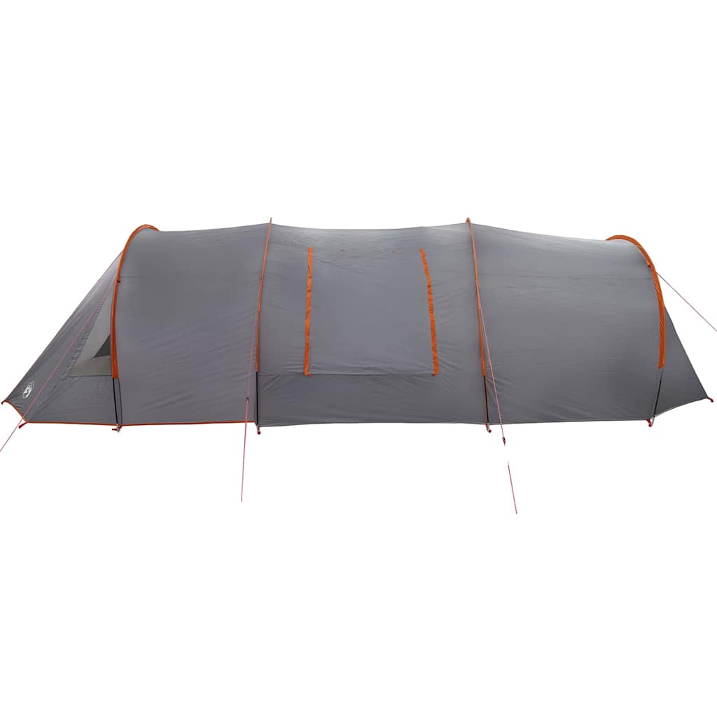 Tunnel Tent with Roof Grey and Orange 778 x 356 x 210 cm