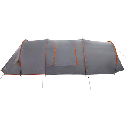 Tunnel Tent with Roof Grey and Orange 778 x 356 x 210 cm