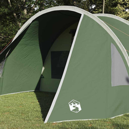 Tunnel Tent with Roof Green and White 805 x 405 x 211 cm