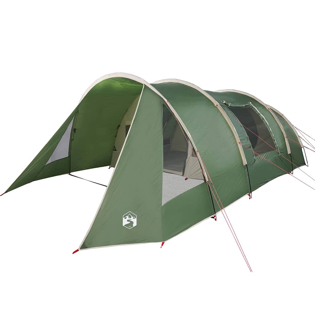 Tunnel Tent with Roof Green and White 805 x 405 x 211 cm