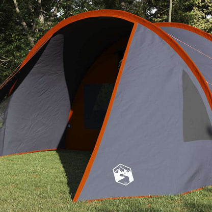 Tunnel Tent with Roof Grey and Orange 805 x 405 x 211 cm